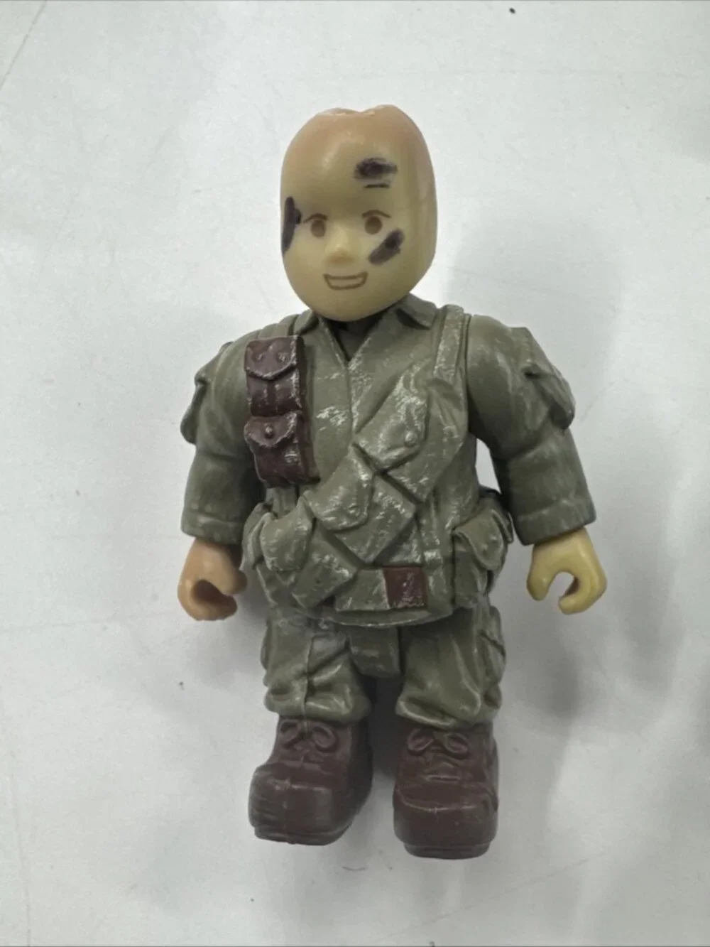Vintage Mighty World Action Figures Lot of 6 Mike Wrench Spaceman Bald Head Toys